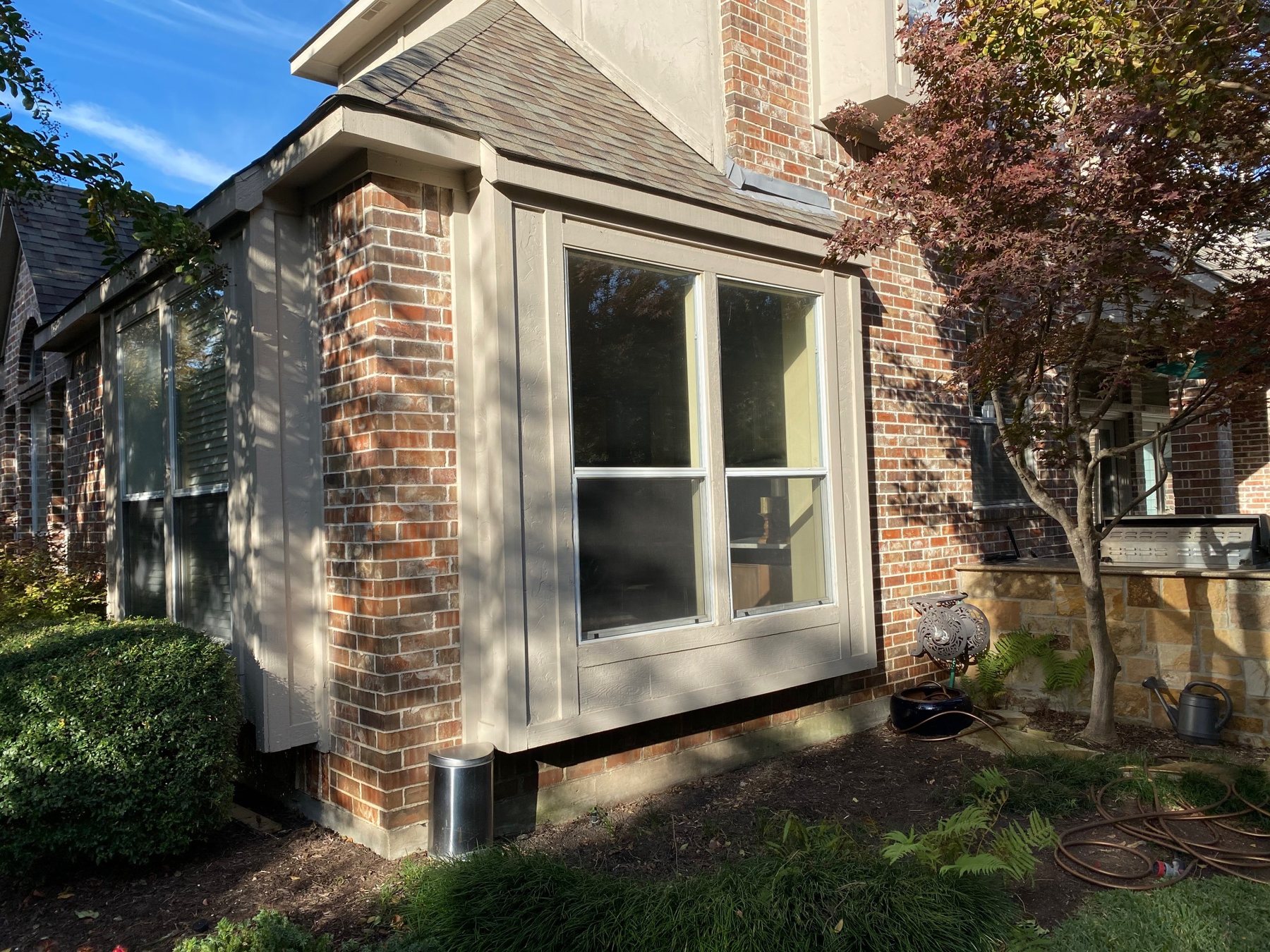 Bay window before conversion