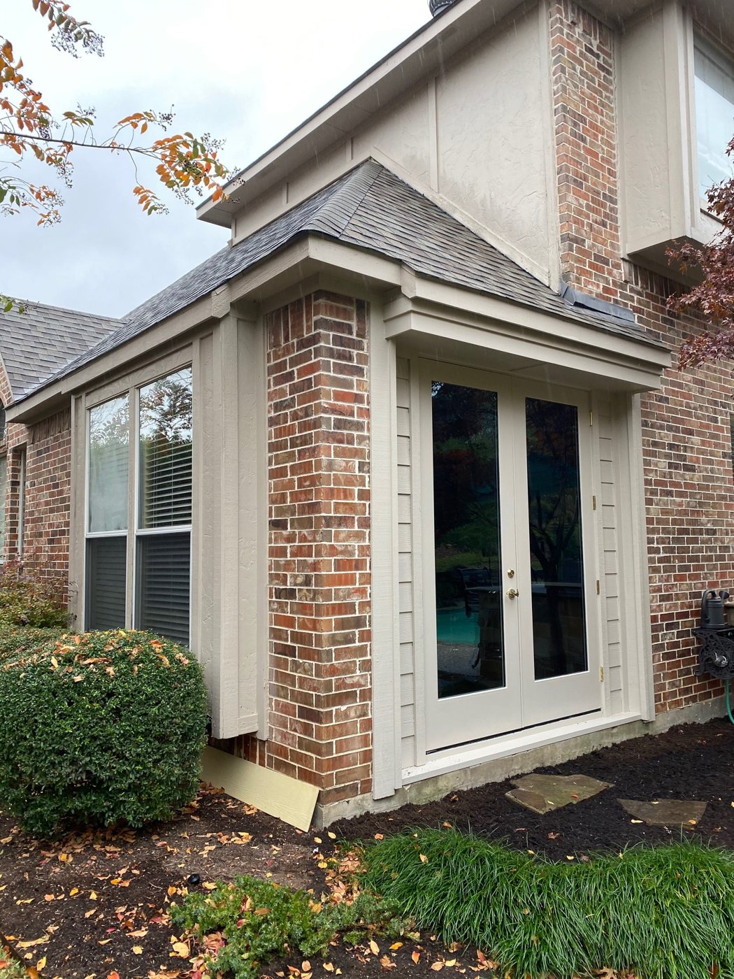 French doors after conversion