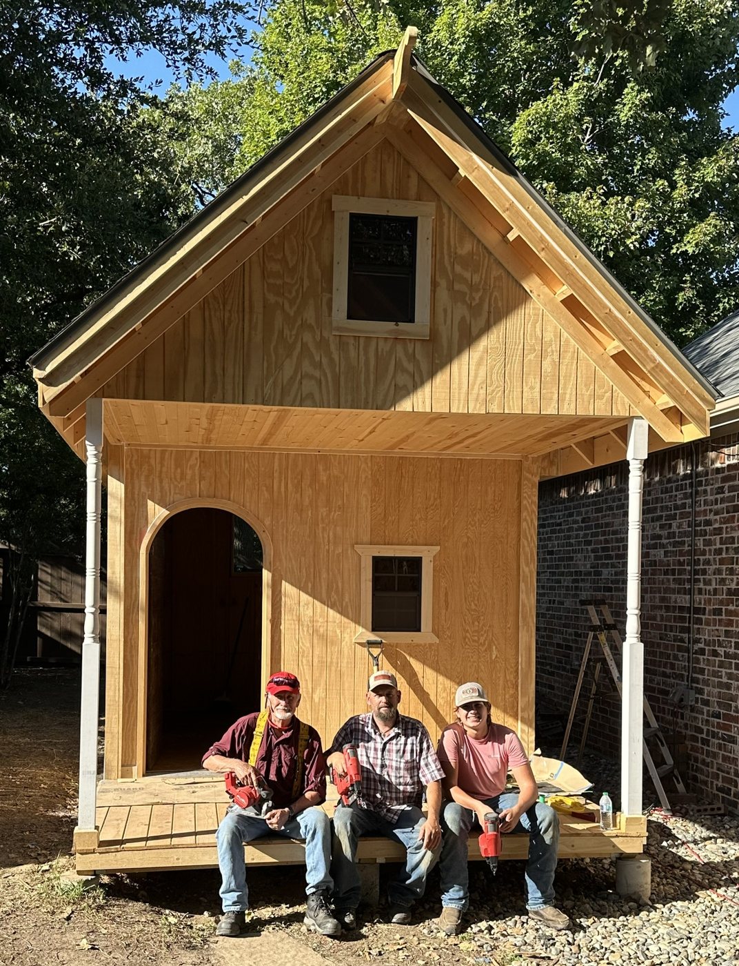 Completed custom playhouse
